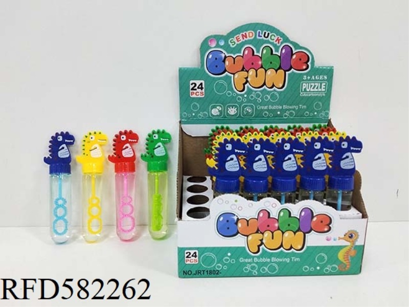 FAN DINOSAUR BUBBLE WAND 24PCS