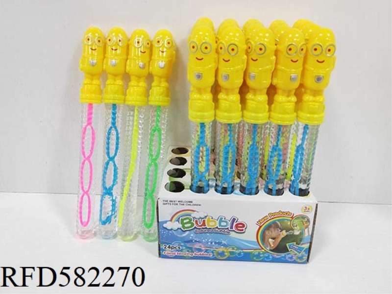 26CM MINIONS BUBBLE WAND 24PCS