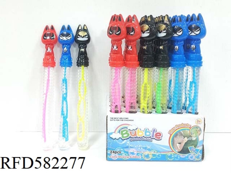26CM SUPERMAN BUBBLE WAND 24PCS