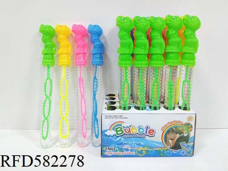 26CM CROCODILE BUBBLE WAND 24PCS