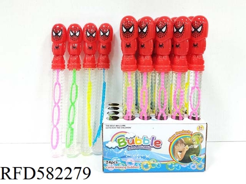 26CM SPIDER-MAN BUBBLE WAND 24PCS
