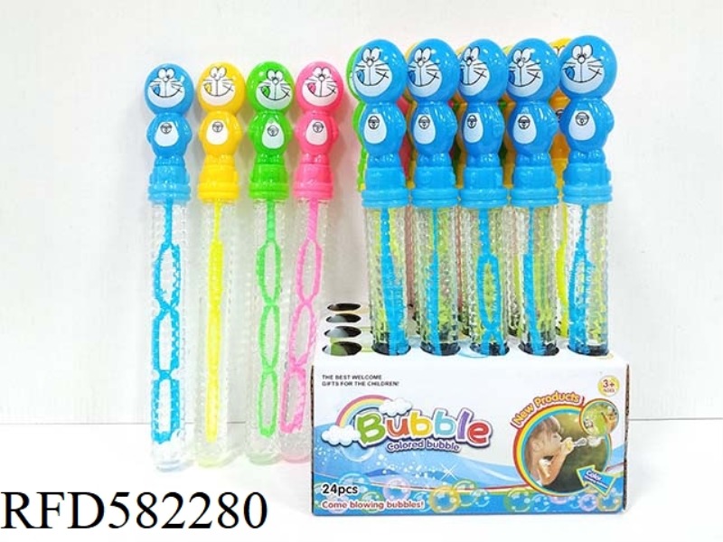 26CM JINGLE BUBBLE WAND 24PCS