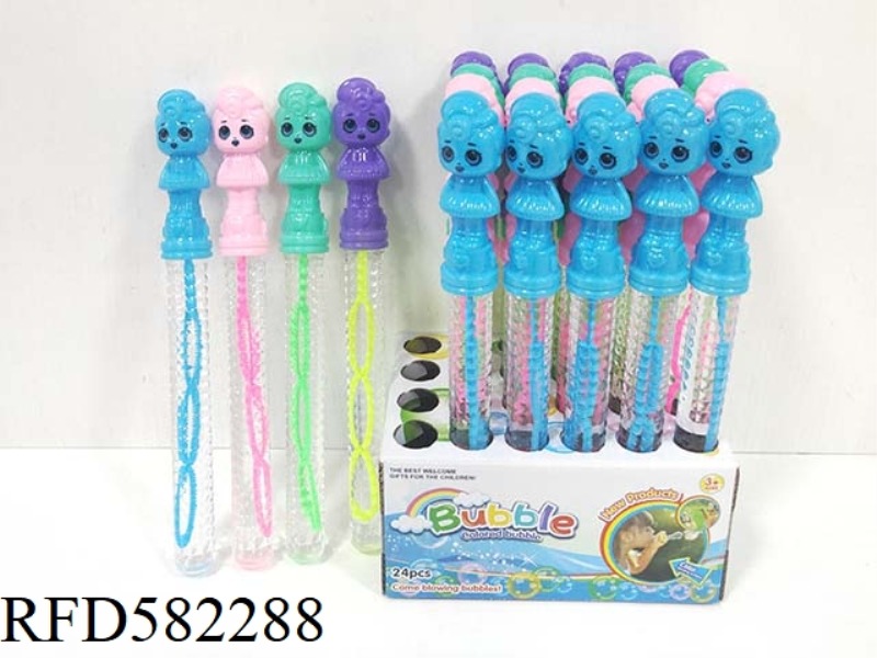 26CM SURPRISE FUWA BUBBLE WAND 24PCS