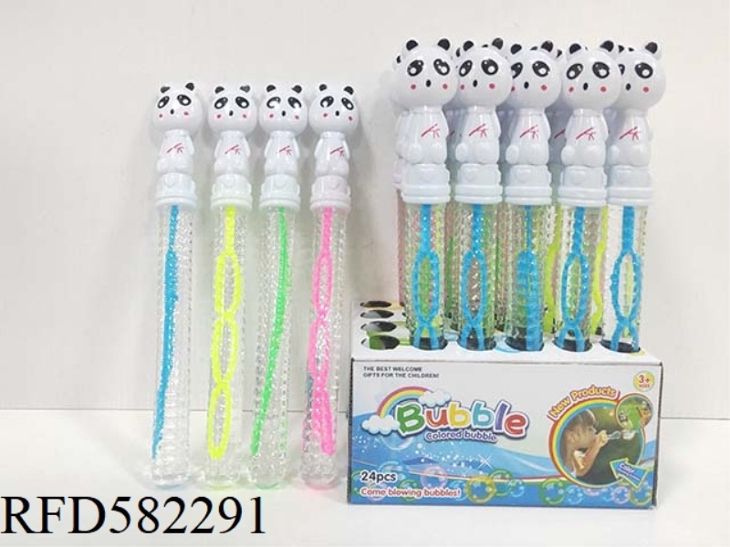 PANDA BUBBLE WAND 12PCS