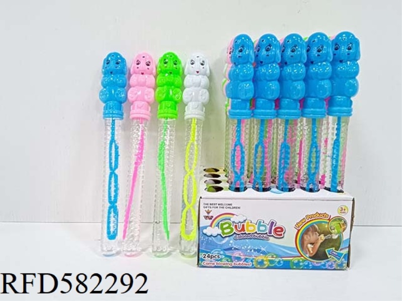 ELEPHANT BUBBLE WAND 24PCS