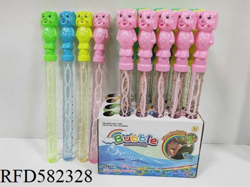 ELEPHANT BUBBLE WAND 24PCS