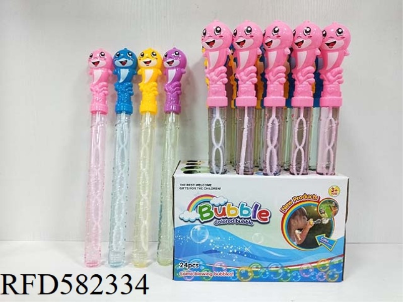 BABY DOLPHIN BUBBLE WAND 24PCS