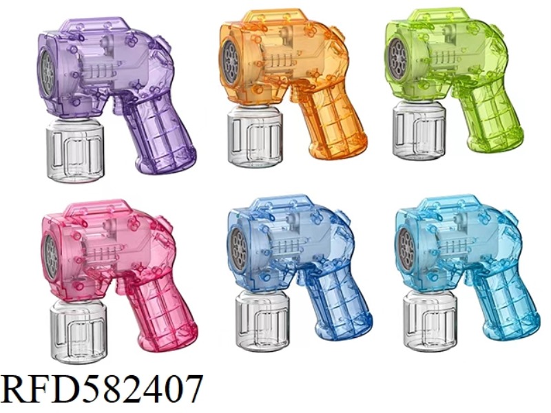 ELECTRIC TRANSPARENT BUBBLE GUN （1* 70ML）