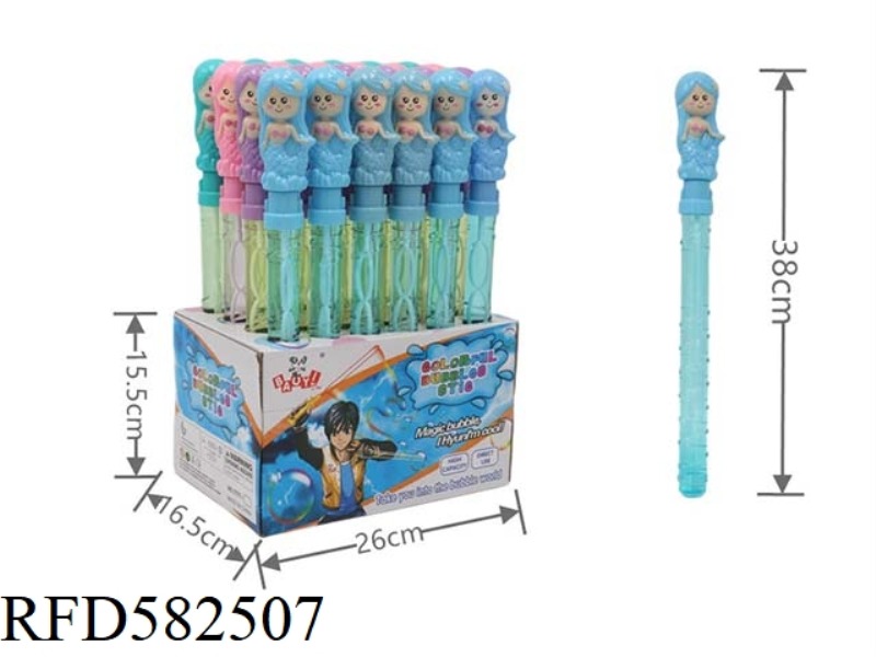 MERMAID (38 CM SPIRAL BOTTLE) 24PCS
