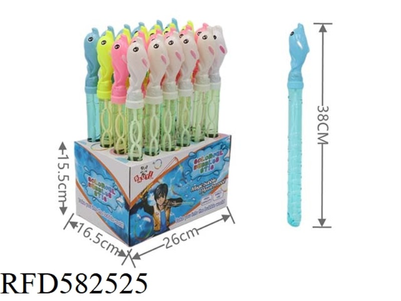 DOLPHIN (38 CM SPIRAL BOTTLE) 24PCS
