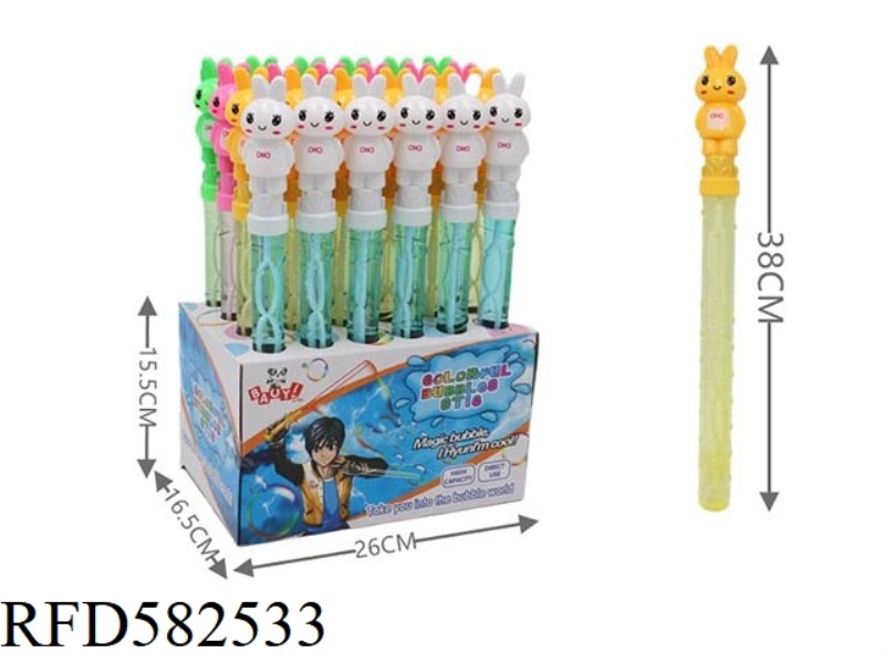 RABBIT (38 CM SPIRAL BOTTLE) 24PCS