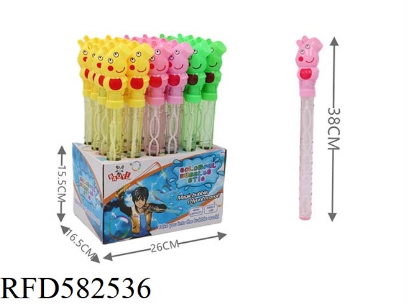 PEPPA PIG (38 CM SPIRAL BOTTLE) 24PCS