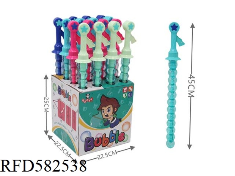 45CM STAR - FOOTBALL WESTERN SWORD 16PCS