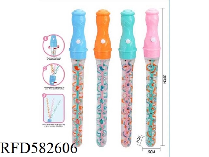 Multi blowing bubble sticks(150ml)  4 pcs/box