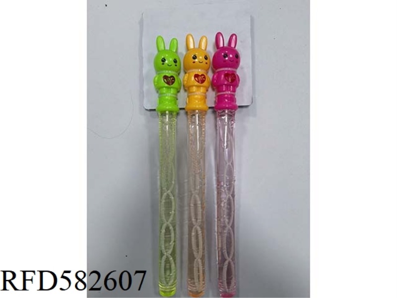 38cm rabbit bubble wand 3 pack