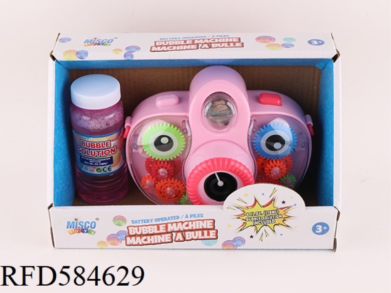 ELECTRIC LIGHTING MUSIC GEAR BUBBLE MACHINE