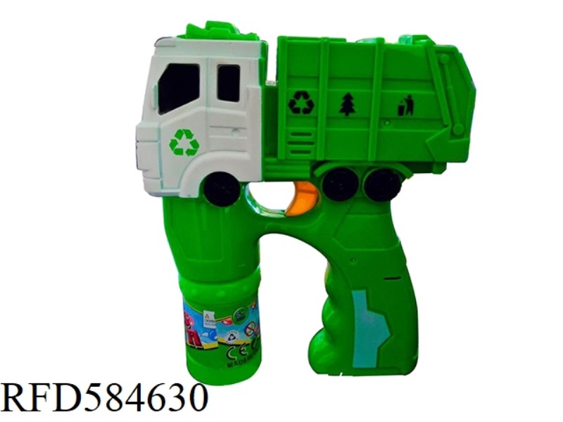 ELECTRIC GARBAGE TRUCK BUBBLE GUN (2 WATER)