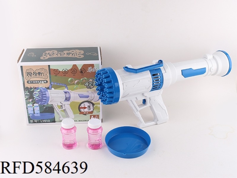 42-CELL BUBBLE GUN WITH LITHIUM BATTERY (2 WATER: 50ML)