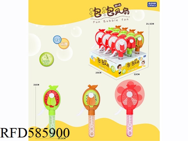 FRUIT BUBBLE FAN 12PCS