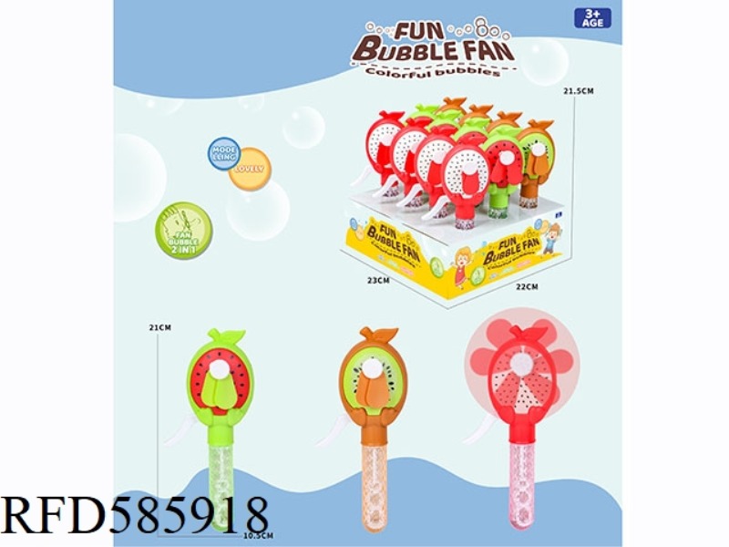 FRUIT BUBBLE FAN 12PCS