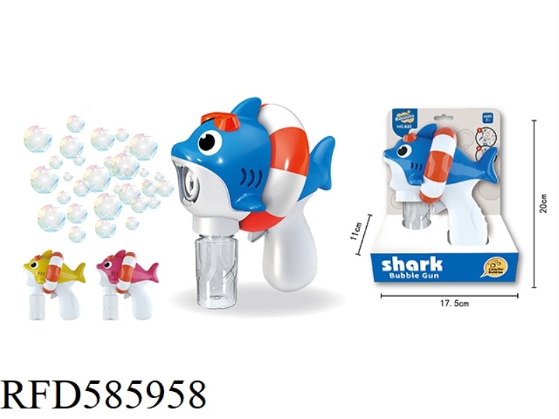 ELECTRIC SHARK BUBBLE GUN