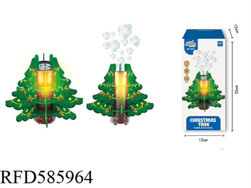 ELECTRIC CHRISTMAS TREE BUBBLE MACHINE