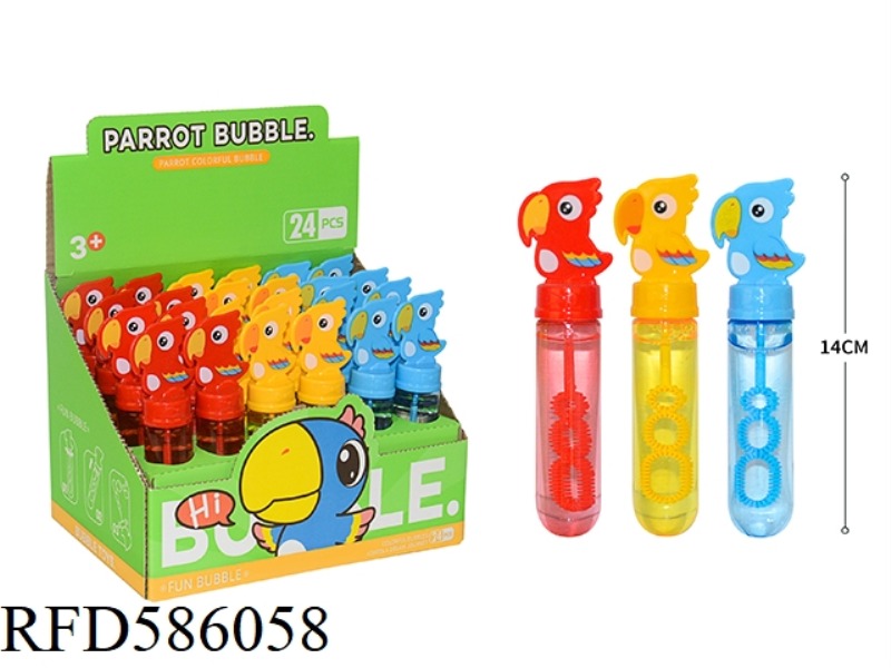 PARROT BUBBLE WAND