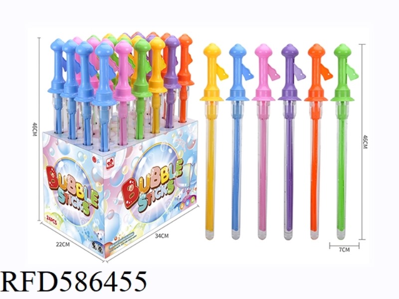 WESTERN SWORD BUBBLE STICK 24PCS