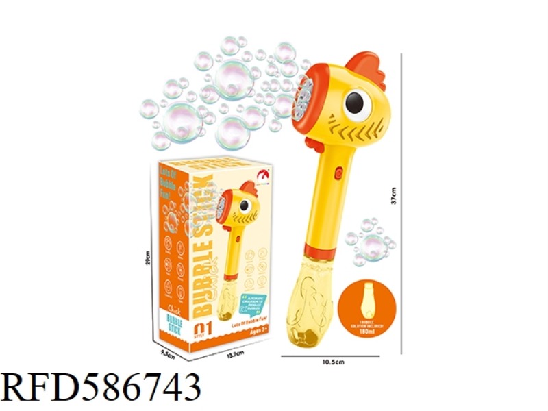 SOUND AND LIGHT CHICK BUBBLE WAND