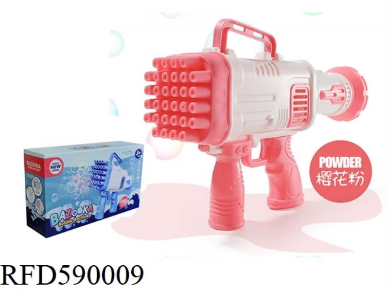 32 HOLE BAZOOKA BUBBLE MACHINE POWDER