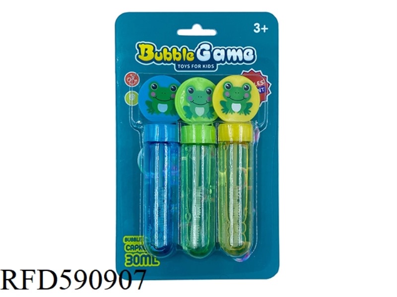 3PCS FROG BUBBLE STICK 30ML