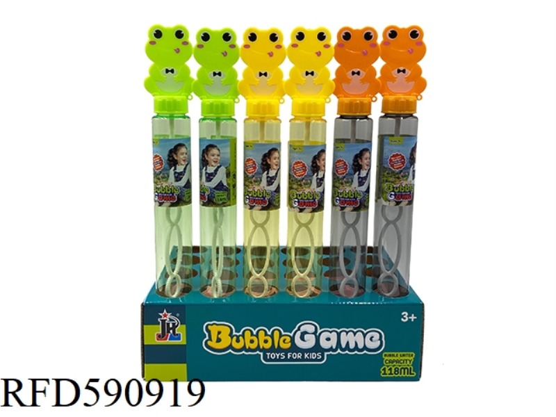 118ML FROG BUBBLE STICK 24PCS