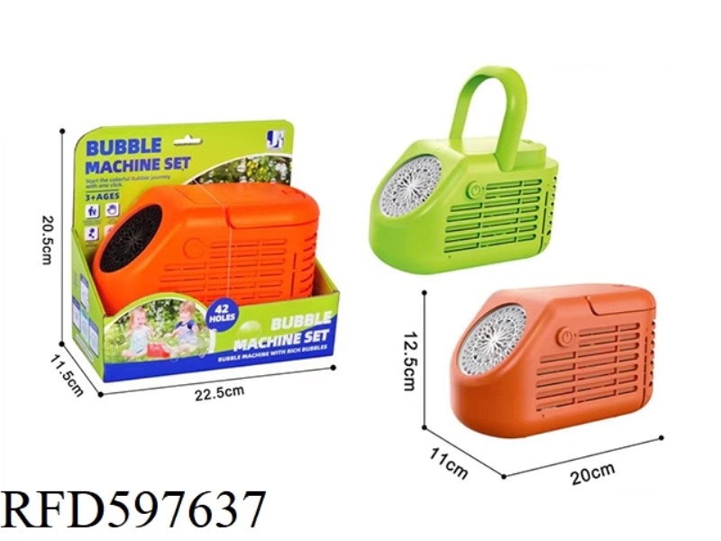 ELECTRIC 42-HOLE LIGHT STAGE PORTABLE BUBBLE MACHINE
