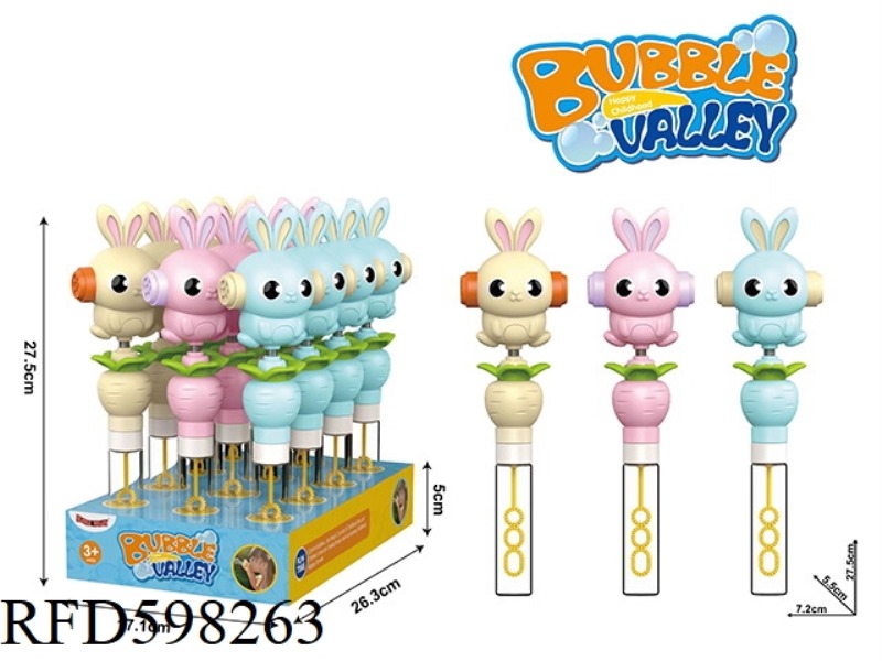 RABBIT WHISTLE BUBBLE WAND