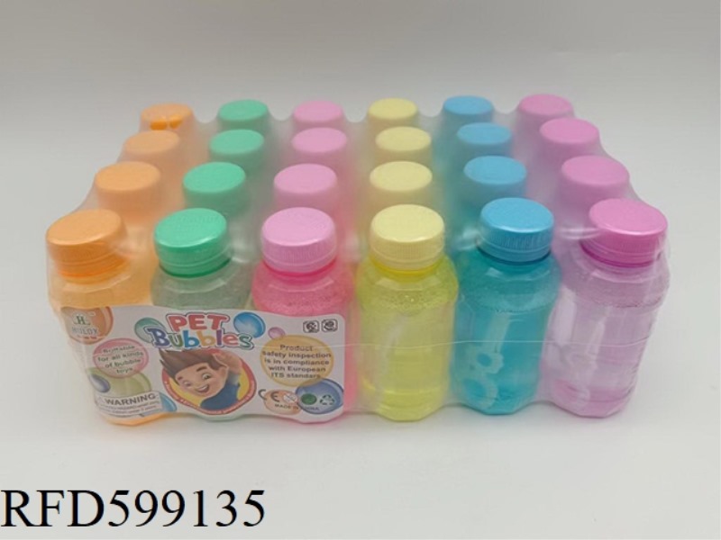 24 BOTTLES OF PET BUBBLE BLOWING WAND(24PCS)