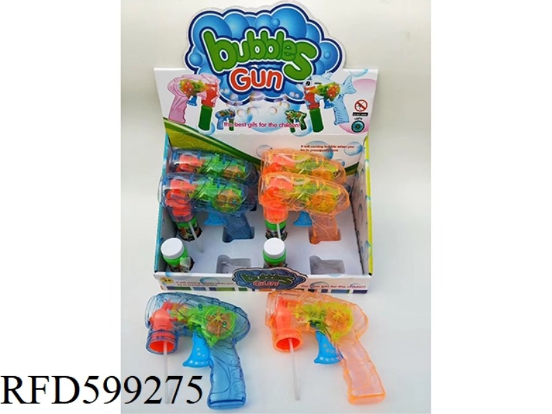 SPACE SELF-PRIMING BUBBLE GUN WITH LIGHT 2#(6PCS)