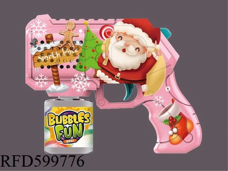 CHRISTMAS 10-HOLE BUBBLE GUN