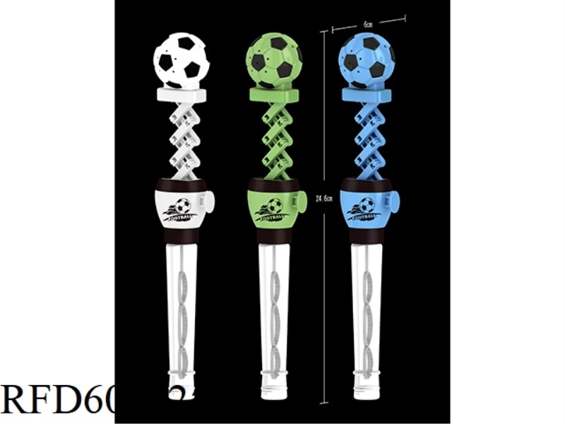 SOCCER TELESCOPIC BUBBLE WAND 24PCS