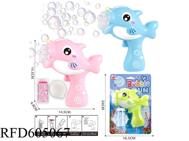 POROUS DOLPHIN ELECTRIC BUBBLE GUN