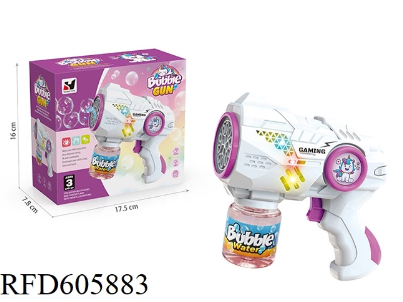 LITTLE MARY 15-HOLE ELECTRIC BUBBLE GUN WITH LIGHT