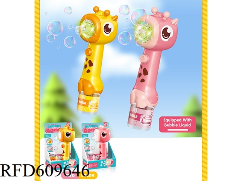 ELECTRIC GIRAFFE BUBBLE WAND