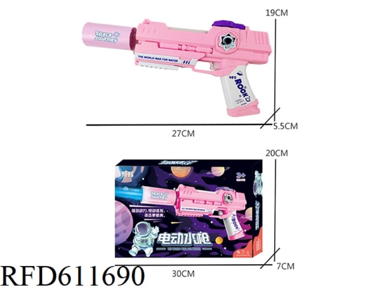FIRE BREATHING LIGHT ELECTRIC WATER GUN - PINK ENGLISH