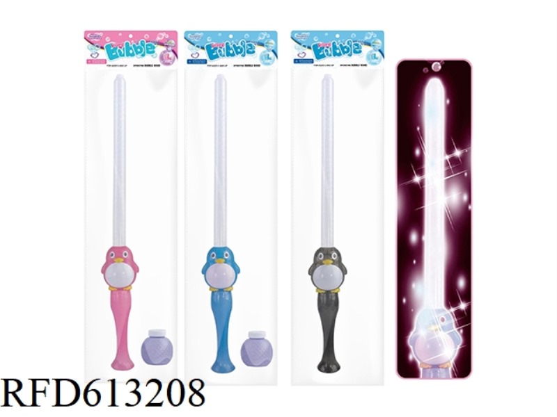 PENGUIN GLITTER BUBBLE SWORD