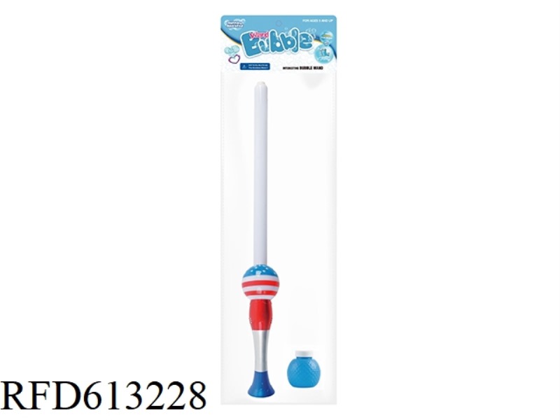 AMERICAN FLAG LONG STICK BUBBLE SWORD