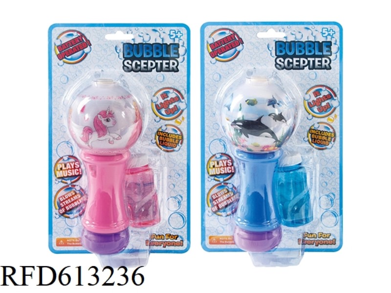 COLOR MAP ROUND BALL BUBBLE WAND
