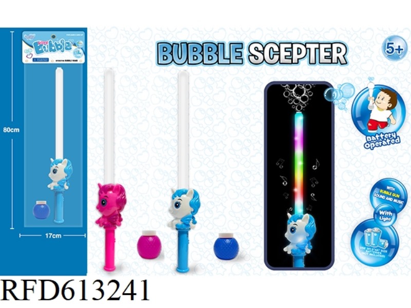 UNICORN LIGHT MUSIC BUBBLE SWORD