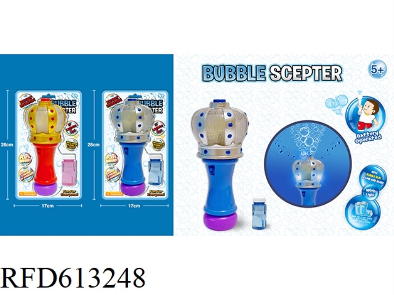 CROWN LIGHT WAND BUBBLE WAND