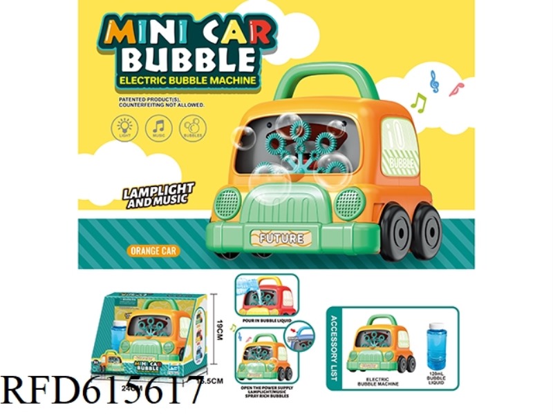 CAR BUBBLE MACHINE WITH LIGHTS AND MUSIC