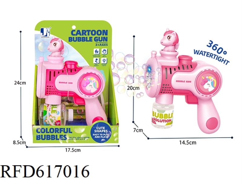ROTATING UNICORN BUBBLE GUN 90ML