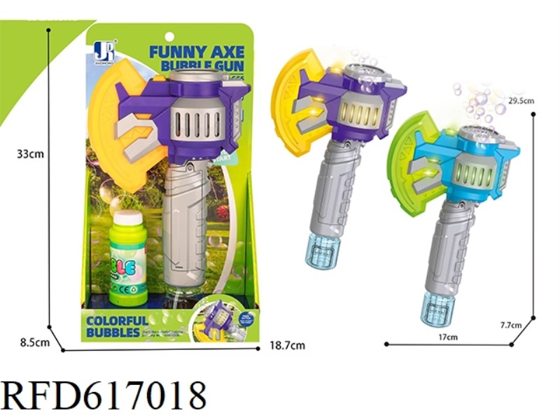 SPACE AXE POROUS FLASH BUBBLE MACHINE 110ML